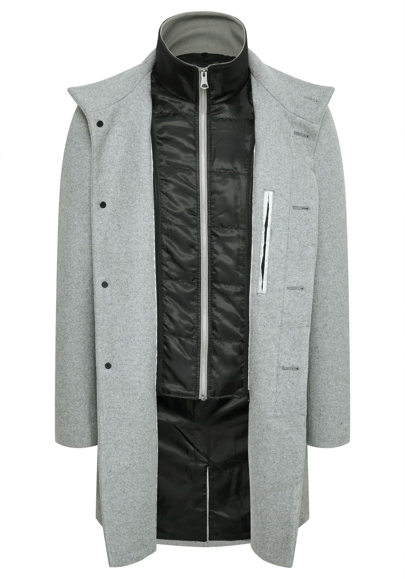 Μatinique Παλτό Harvey N - 30203845 300272 Light Grey Melange