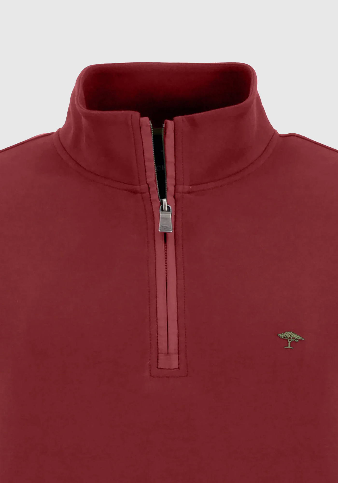 Fynch Hatton Pullover της σειράς Zip Troyer - 1213 1713 306 Winter Red φωτογραφία