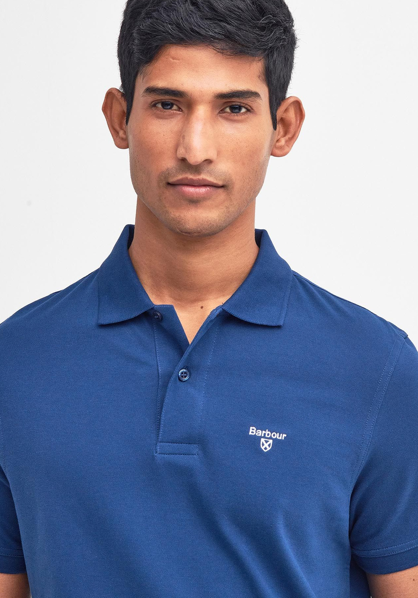 Men's Polo Shirts Barbour Blue