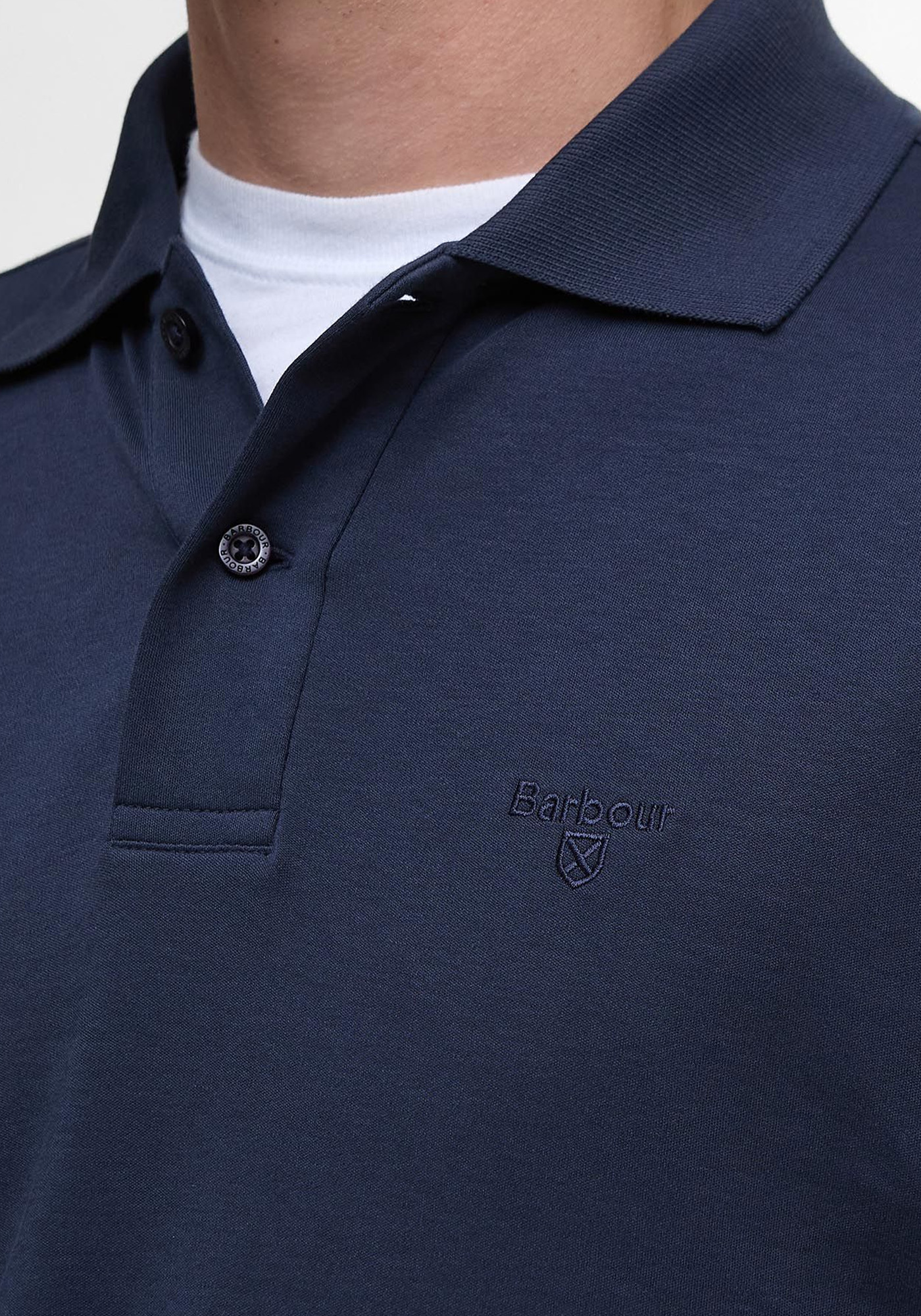 Barbour Polo Μπλούζα της σειράς Hylton - MML1445 NY91 Classic Navy