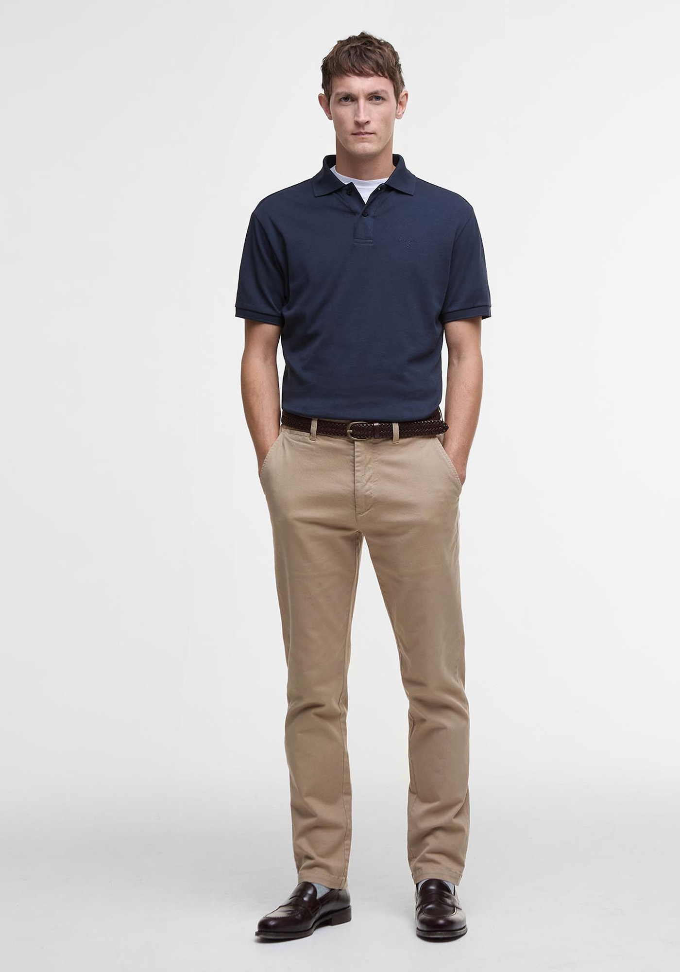 Barbour Polo Μπλούζα της σειράς Hylton - MML1445 NY91 Classic Navy