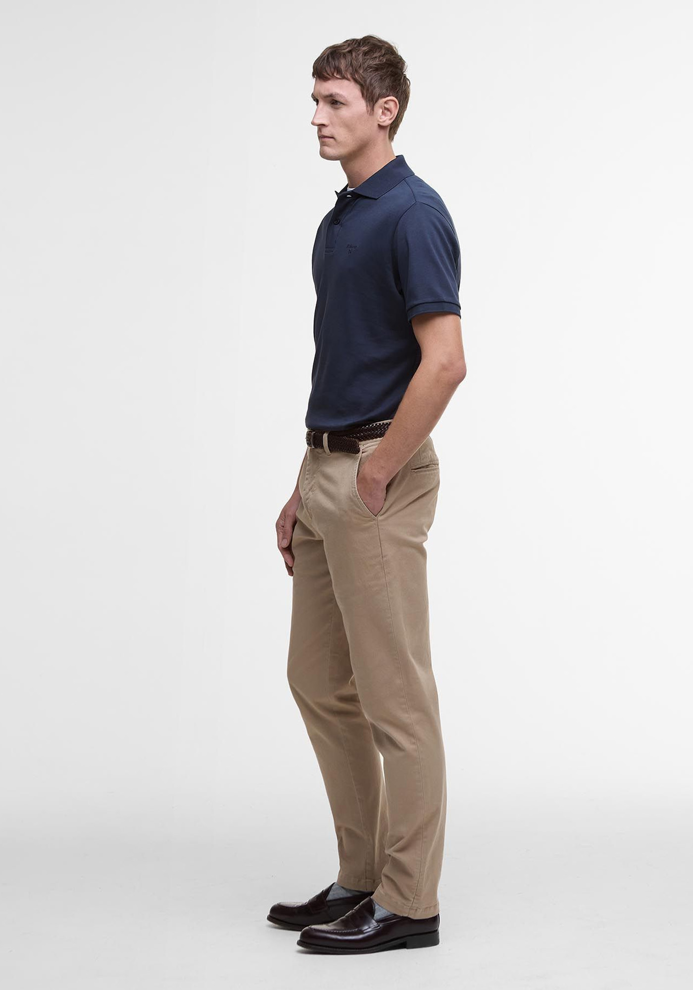 Barbour Polo Μπλούζα της σειράς Hylton - MML1445 NY91 Classic Navy