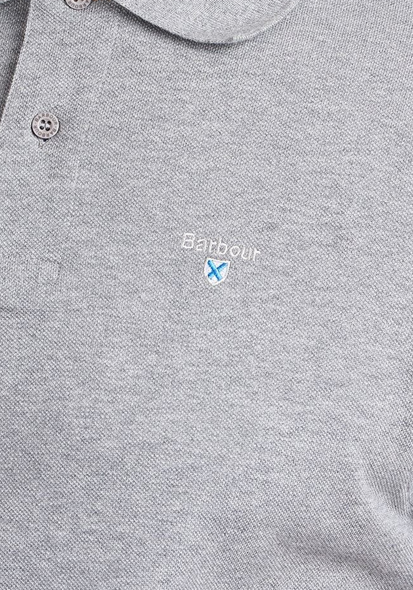 Barbour Polo Μπλούζα της σειράς Tartan - MML0012 GY52 Grey Marl