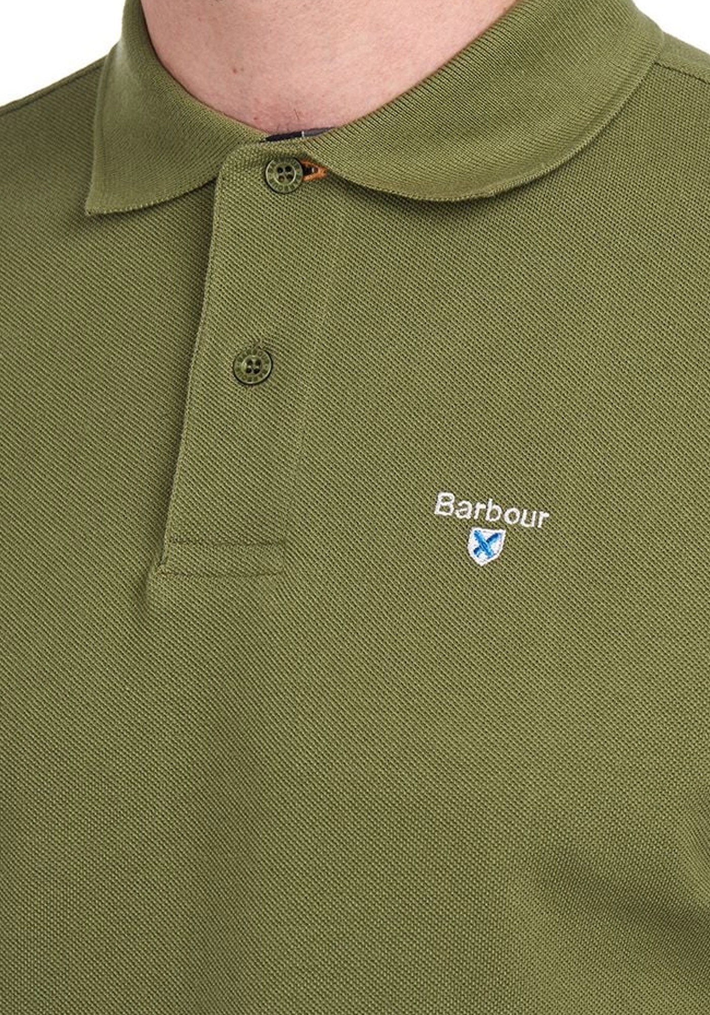 Barbour Polo Μπλούζα της σειράς Tartan - MML0012 OL39 Burnt Olive