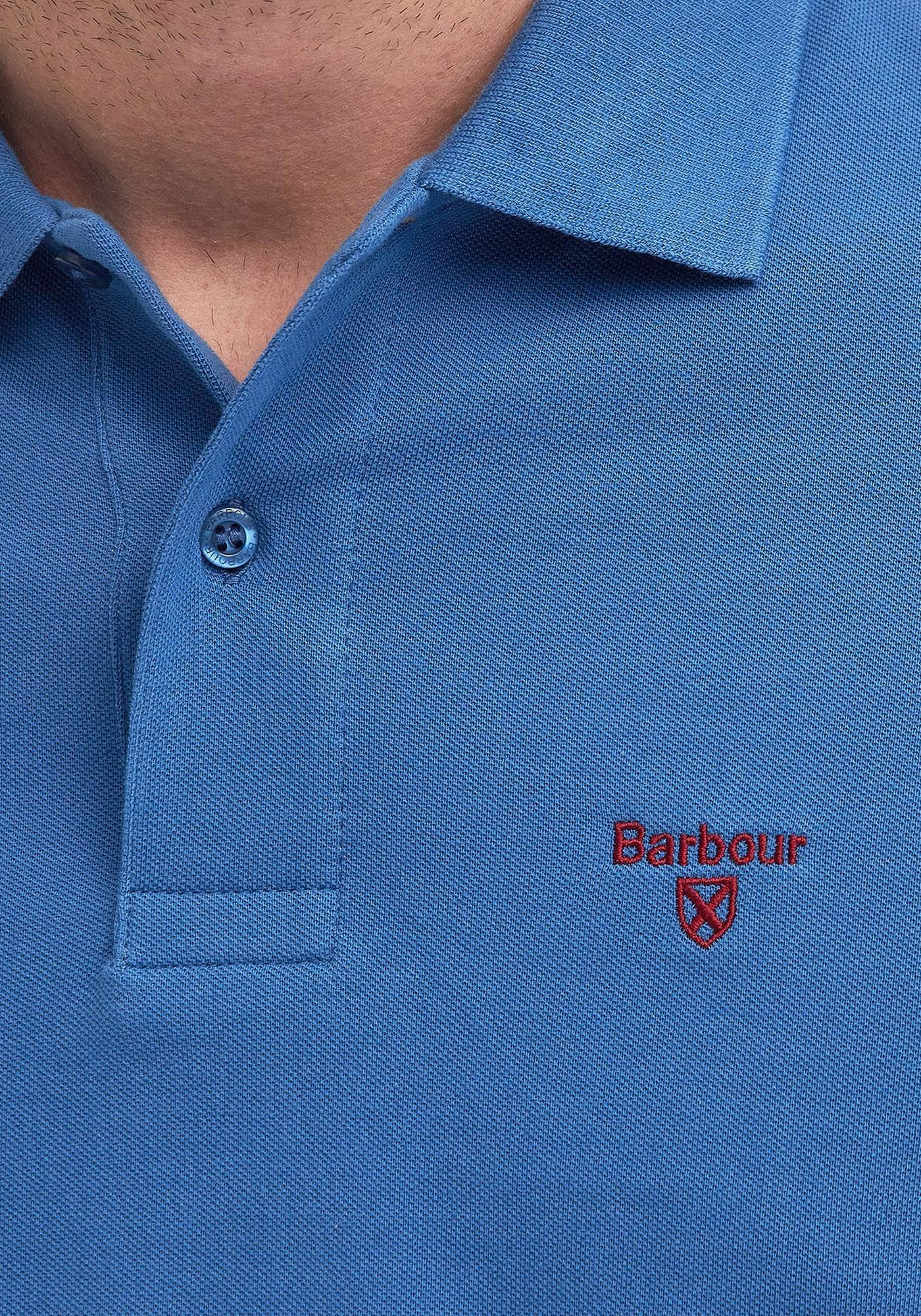 Men's Polo Shirts Barbour Blue