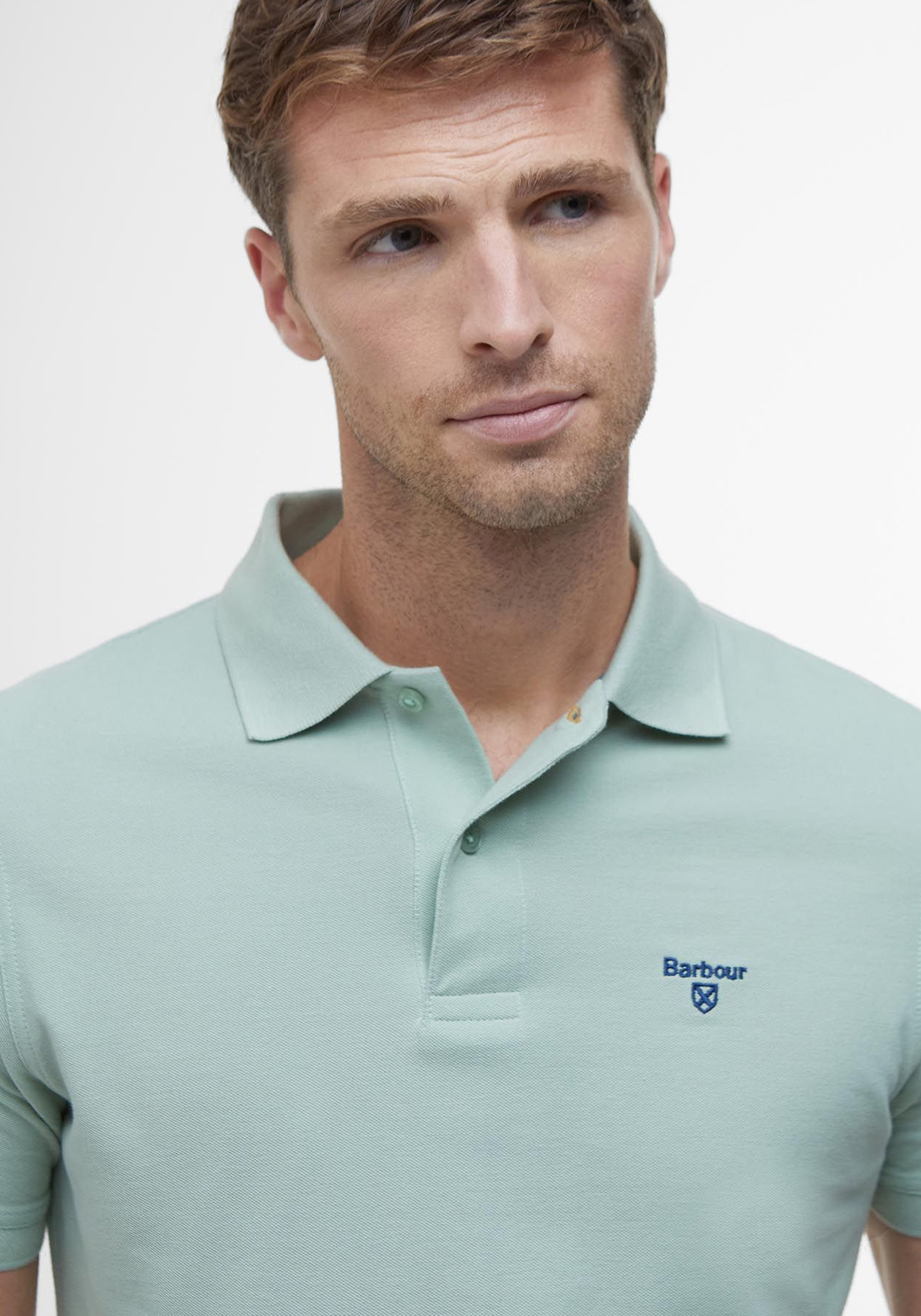 Barbour Polo Μπλούζα της σειράς Lightweight - MML1367 GN12 Pale Apple