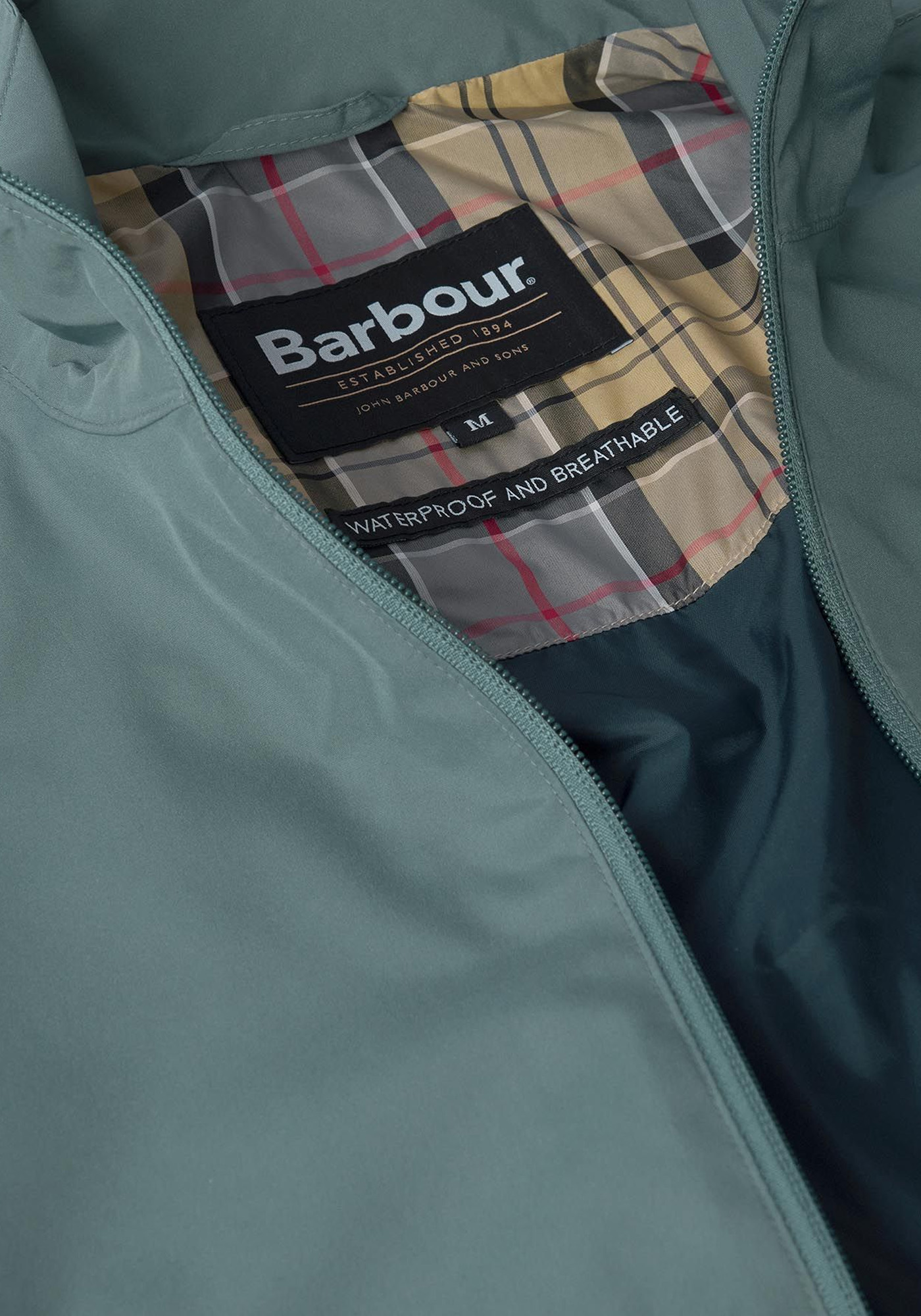 Barbour Αδιάβροχο Jacket της σειράς Korbel - MWB0939 TE33 Vintage Teal