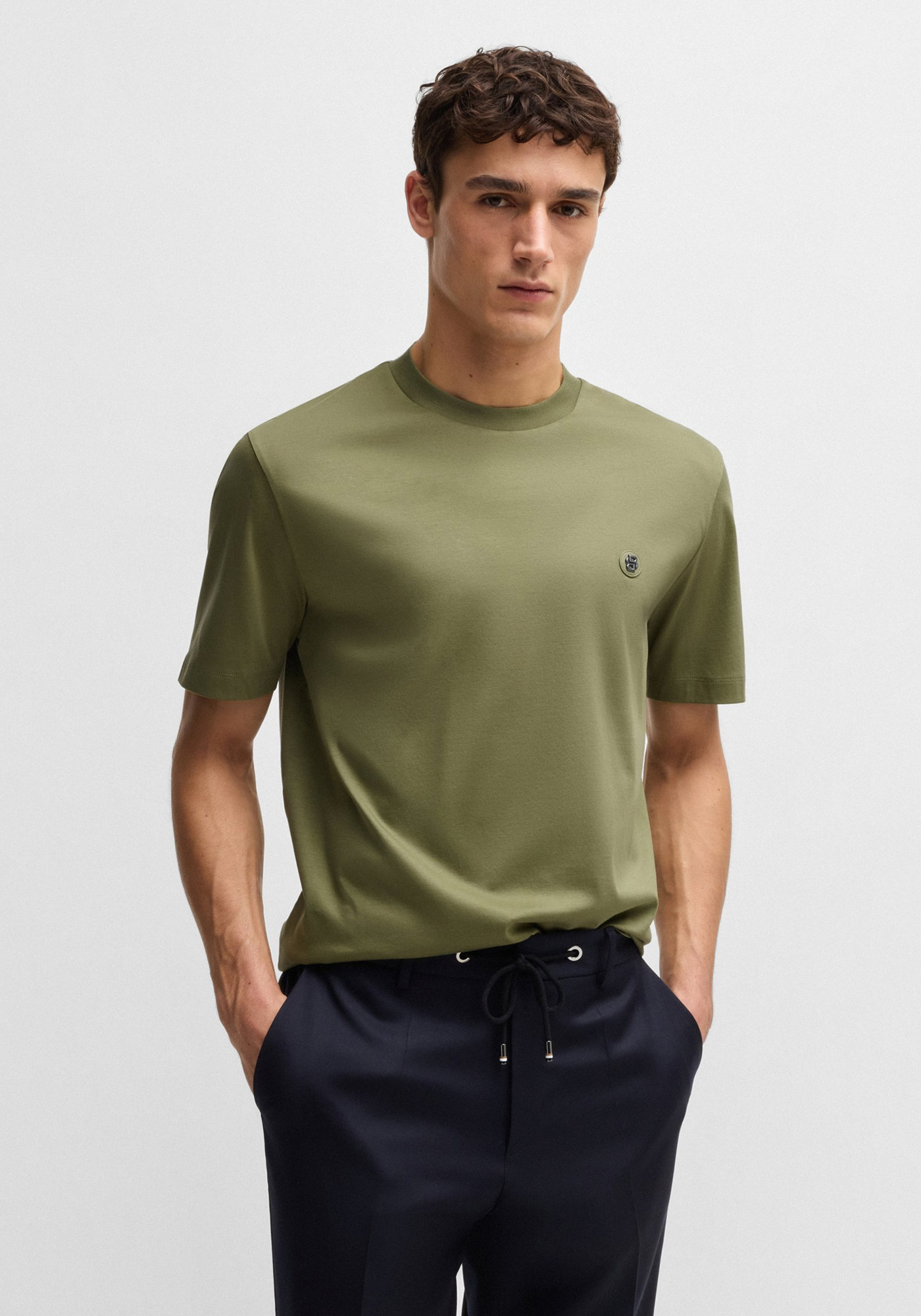 BOSS Κοντομάνικη T-shirt της σειράς C Taut 01 - 50520298 311 Medium Green