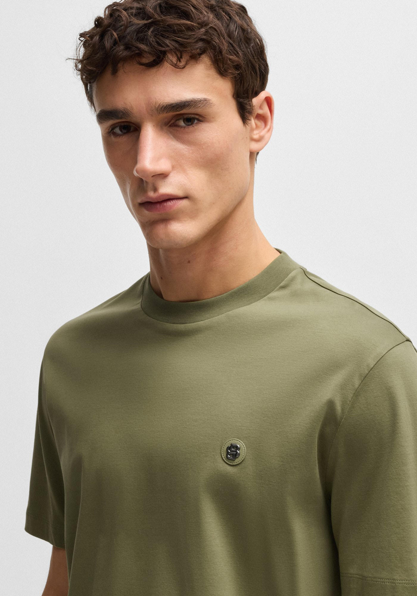 BOSS Κοντομάνικη T-shirt της σειράς C Taut 01 - 50520298 311 Medium Green