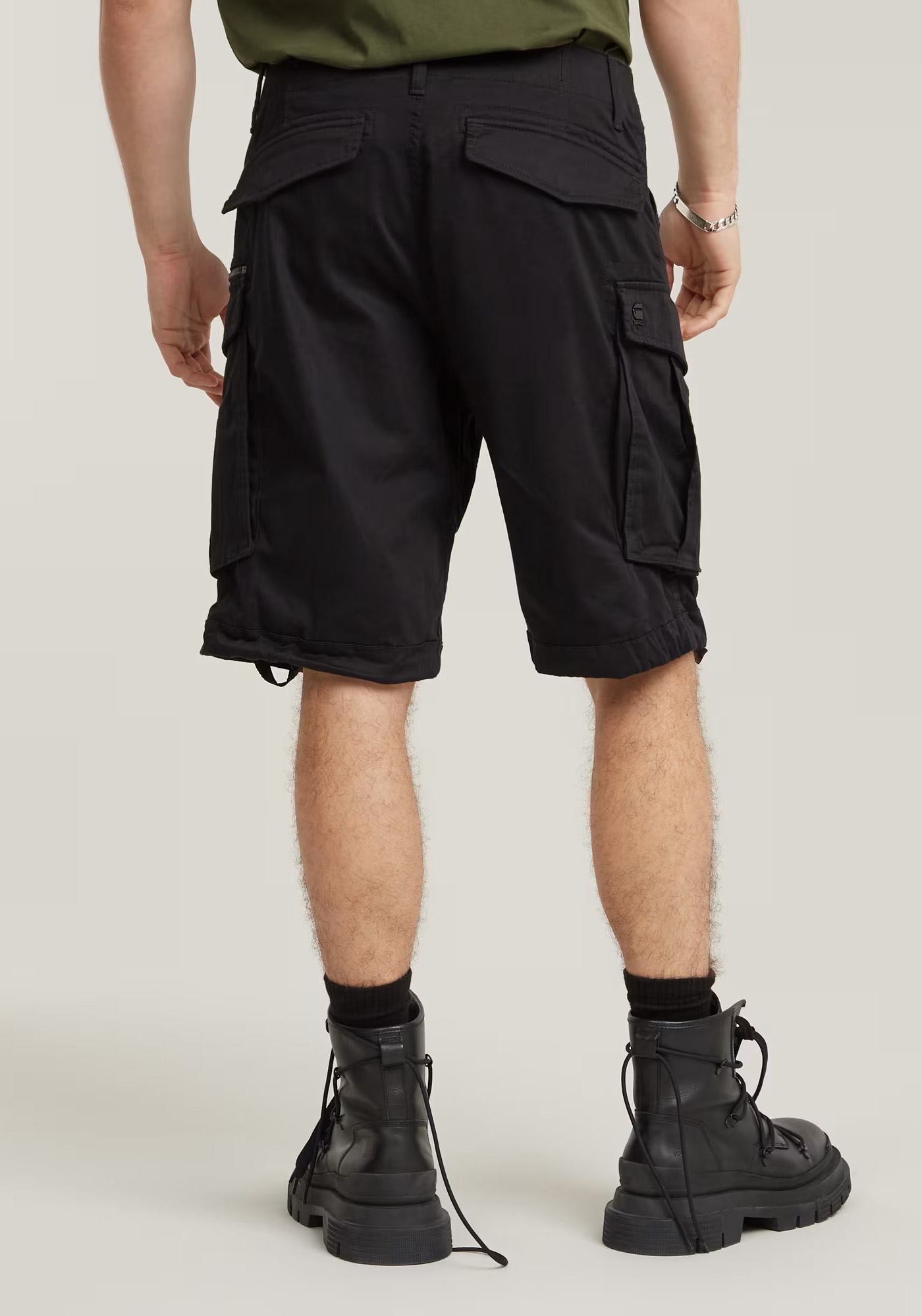 G Star Βερμούδα της σειράς Rovic Zip Relaxed 1/2 - D08566 5126 990 Black φωτογραφία