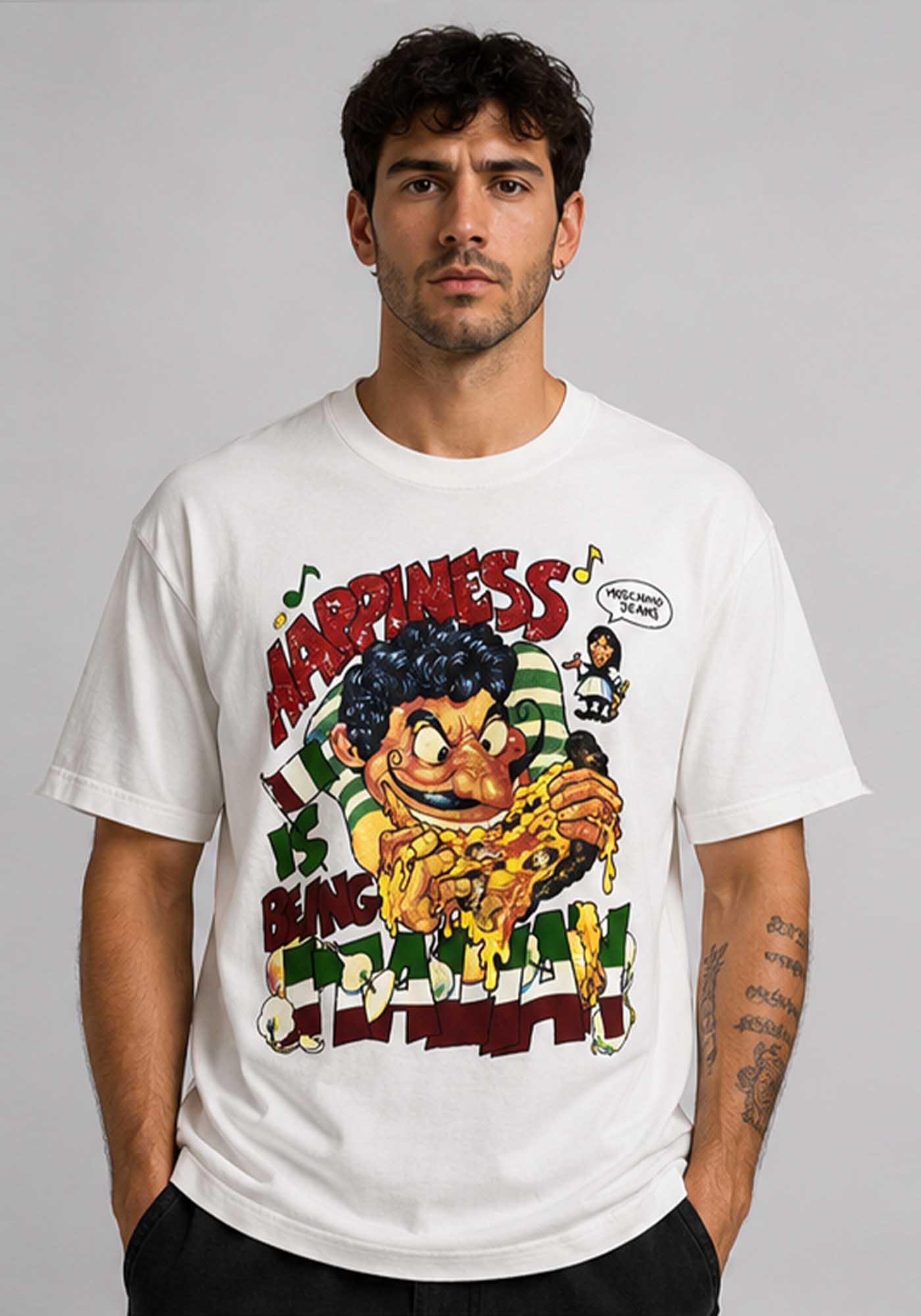 Moschino Μπλούζα Mad - M 7 004 15 M 0460 A00 Off White