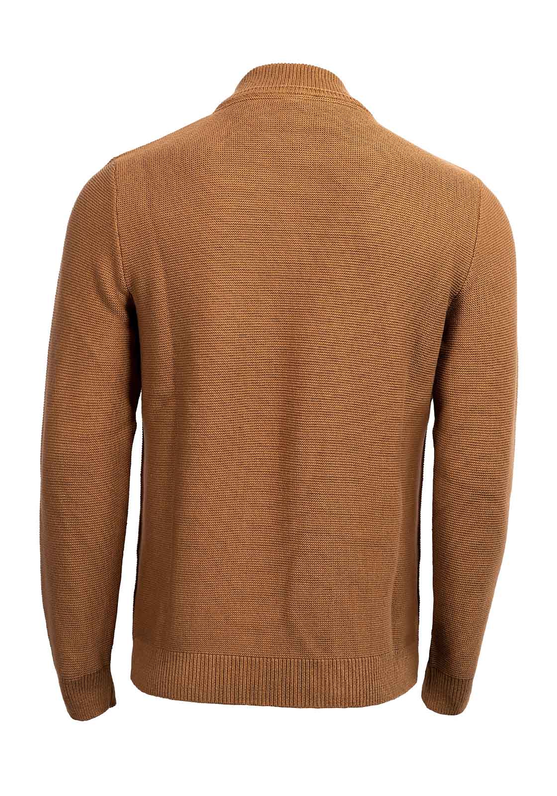 Ανδρικό Pullover σε κανονική γραμμή - Brown 430 φωτογραφία