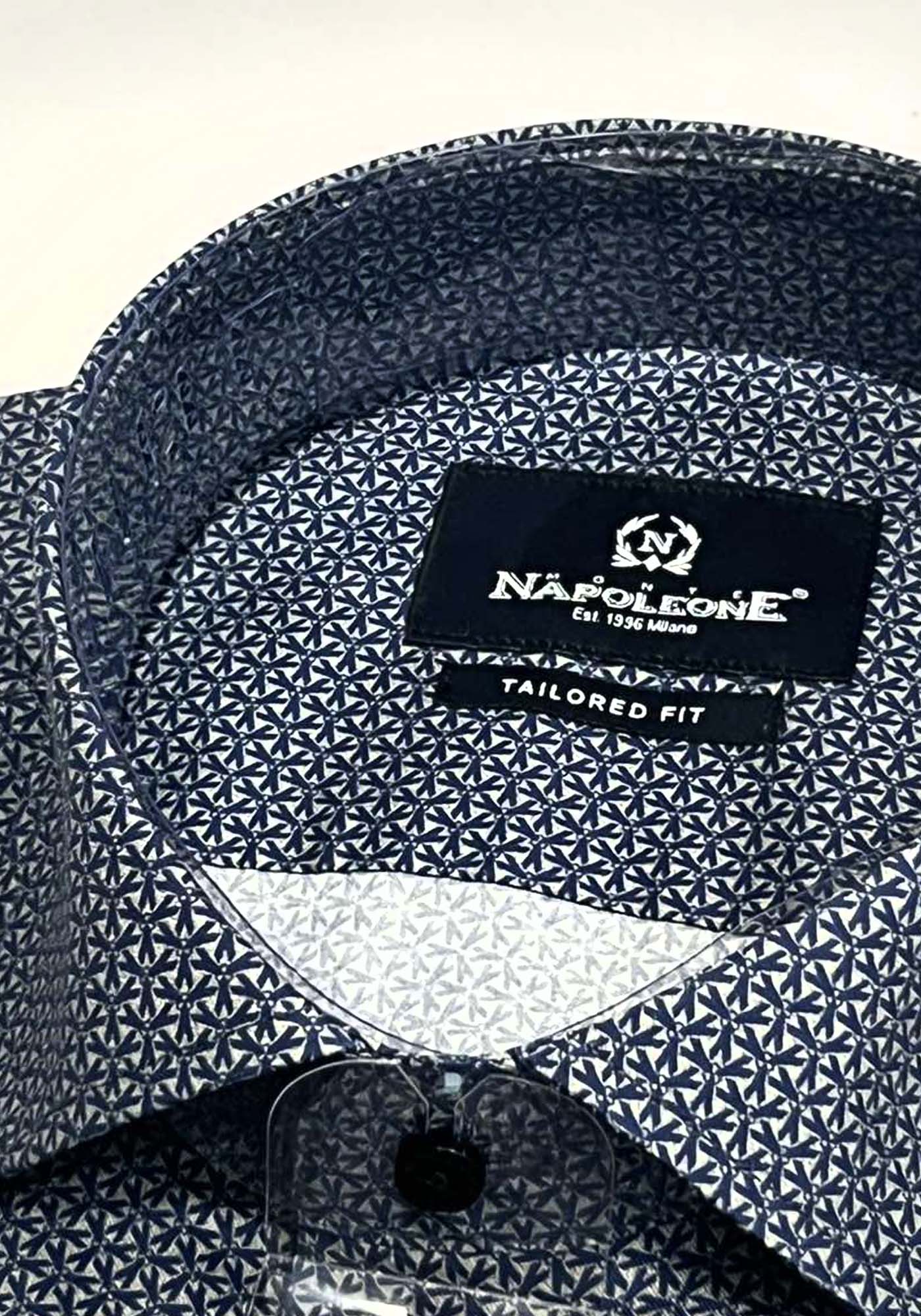 Monte Napoleone Πουκάμισο της σειράς Rex - 252 32 33055 3092 3 Blue φωτογραφία