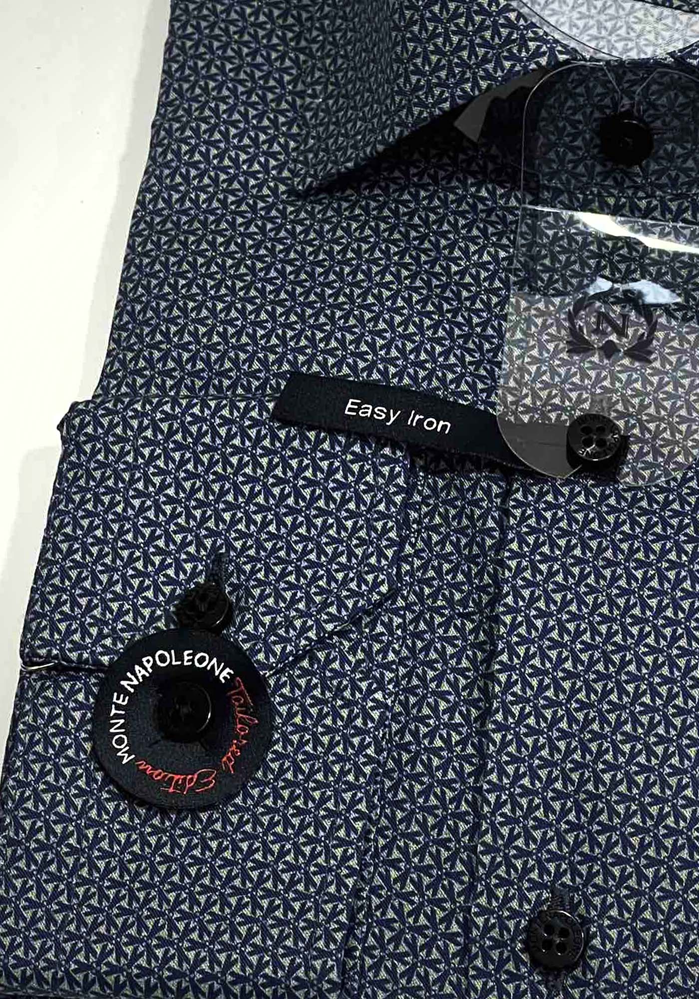 Monte Napoleone Πουκάμισο της σειράς Rex - 252 32 33055 3092 3 Blue φωτογραφία