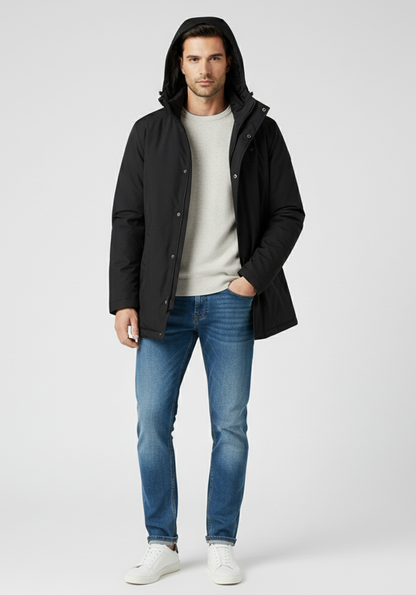 Fynch Hatton Μπουφάν της σειράς Scooter - 1509 2631 999 Black