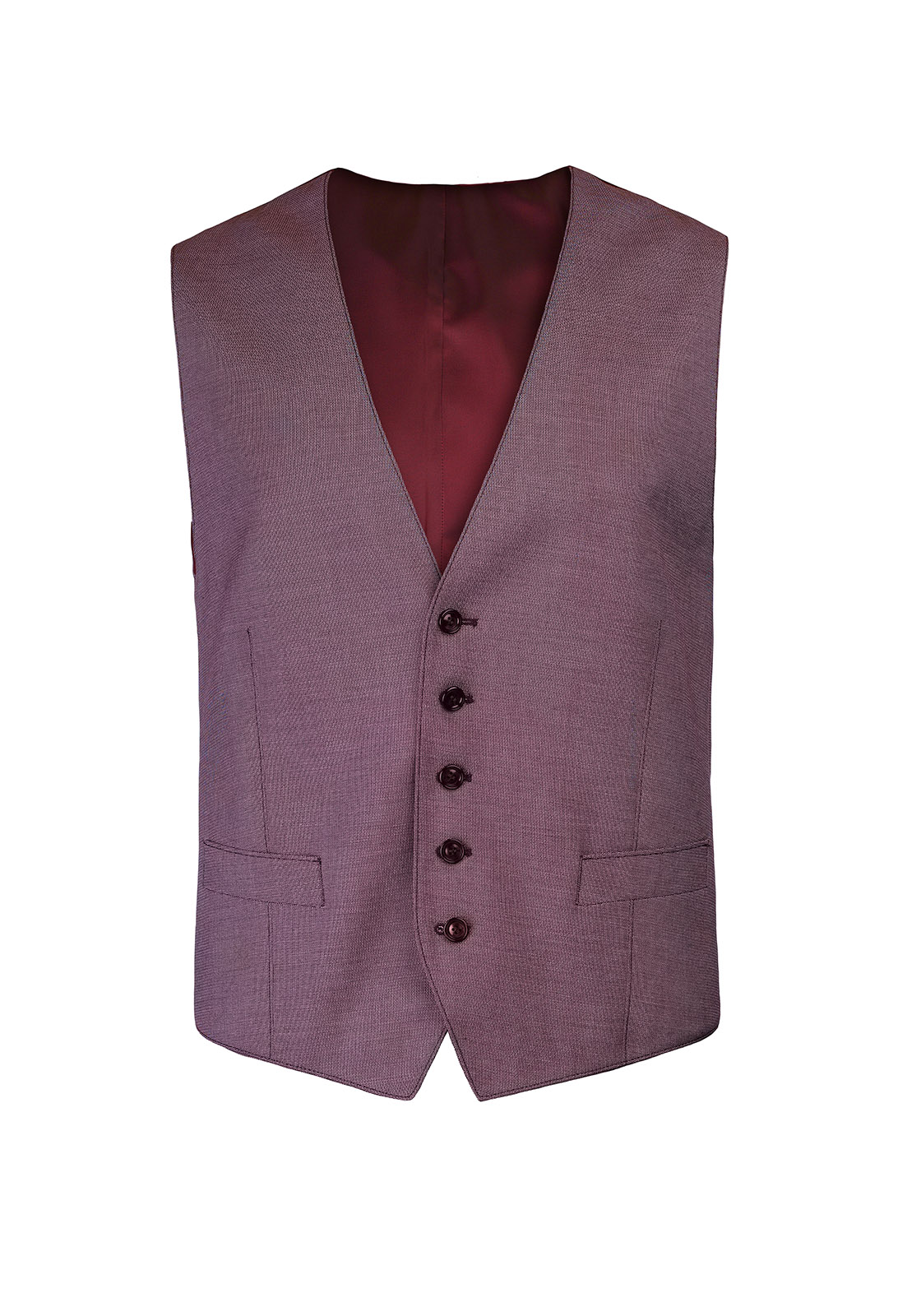 Fragosto Γιλέκο Regular Fit - Cherry