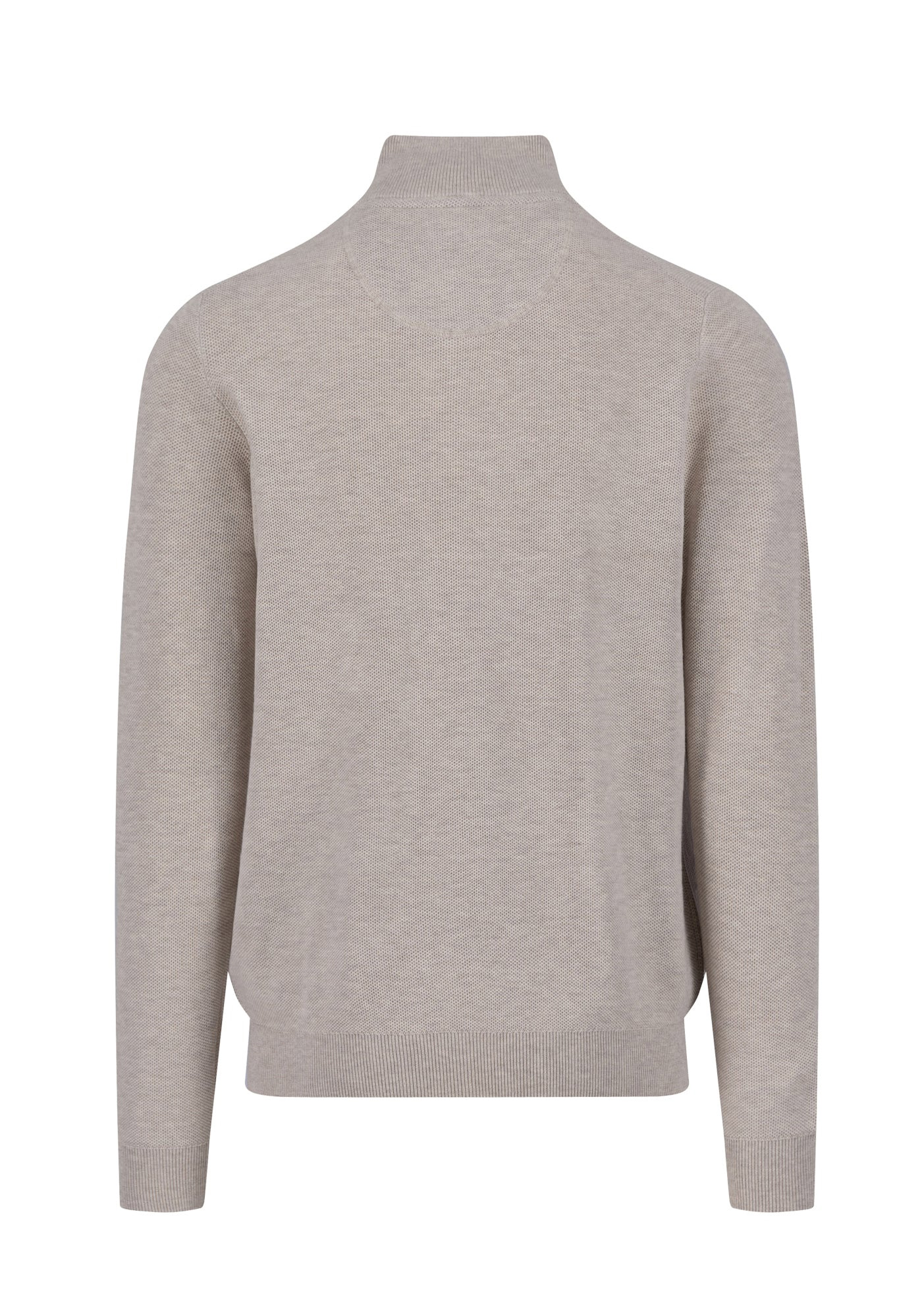 Fynch Hatton Pullover της σειράς Zip Troyer - 1514 222 826 Winter White