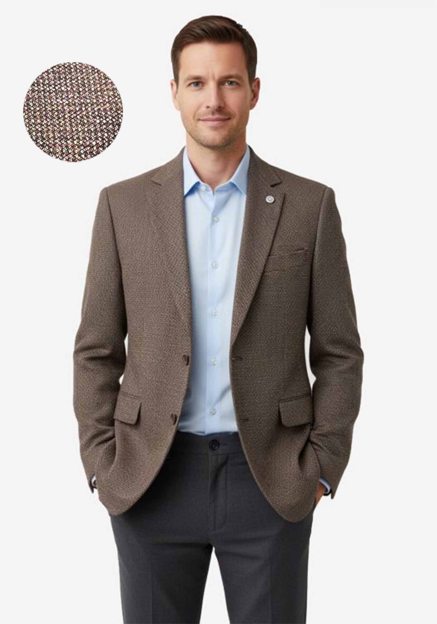 Monte Napoleone Σακάκι της σειράς Giacca - 252 72 7115 7234 2 Brown