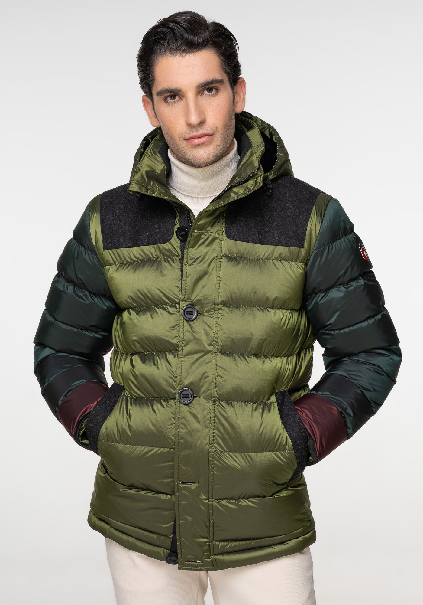 Wellensteyn Wellensteyn Parka της σειράς Harlekin - HARL 887 Poison/Darkgreen/Rubinred