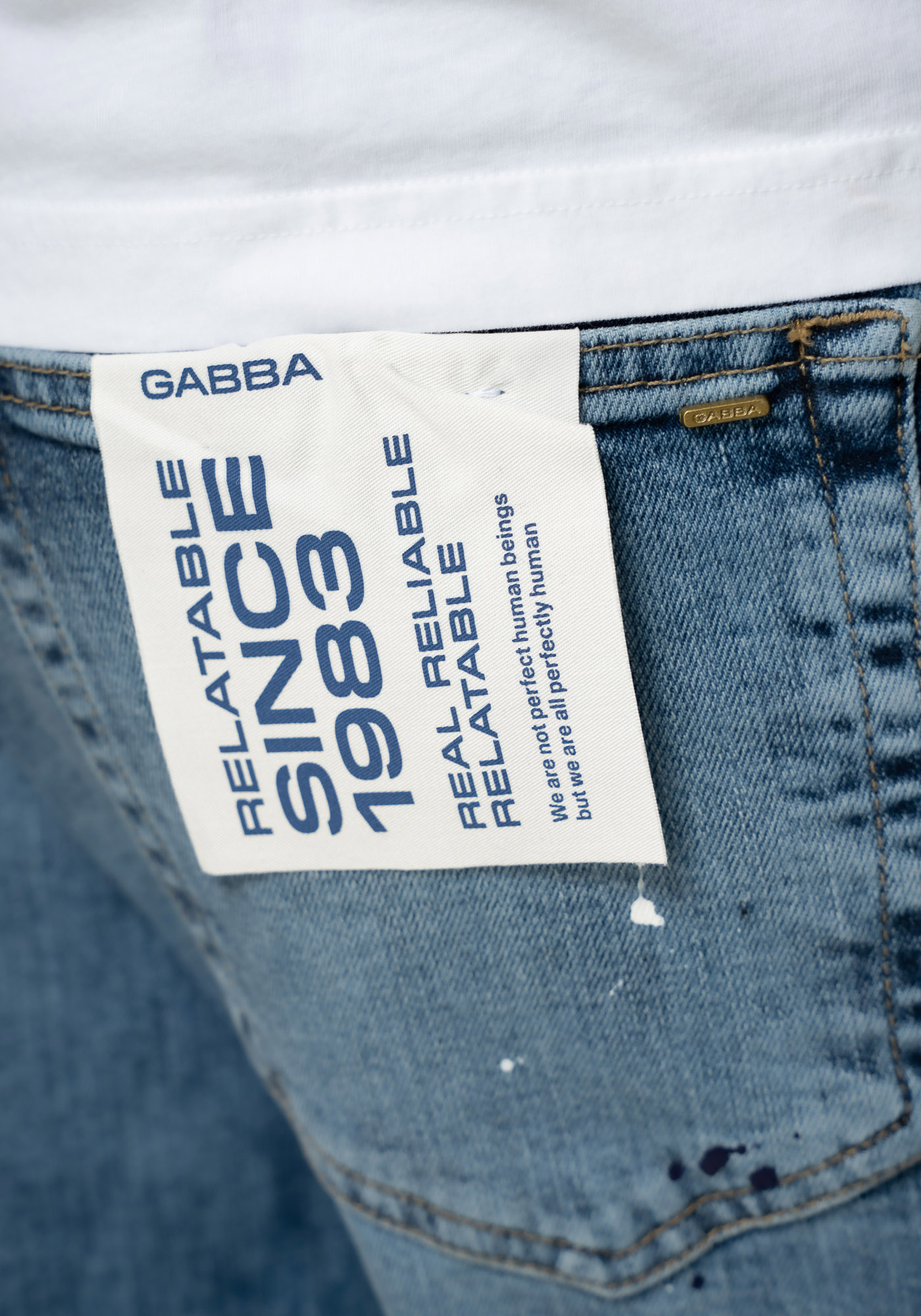 GABBA Jean Παντελόνι της σειράς Alex K4441 10450 5003 Dark Blue Denim