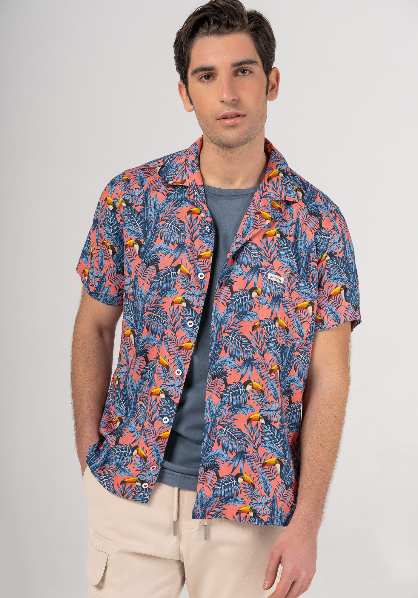 Crossley Καλοκαιρινό T Shirt της σειράς Basic - HUNTC 784C Blue φωτογραφία