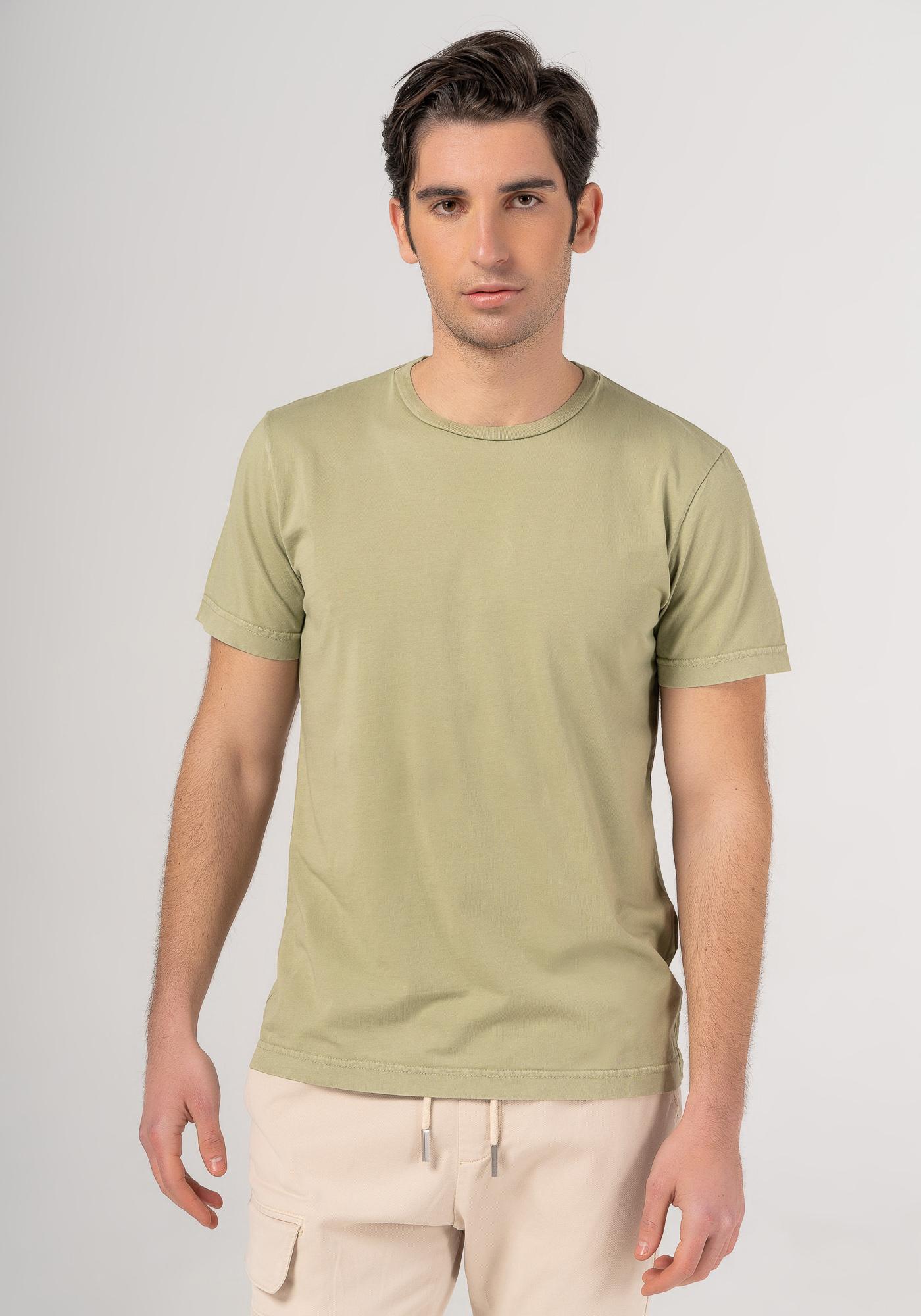 Crossley Crossley Καλοκαιρινό T Shirt της σειράς Basic - HUNTC 847C Khaki