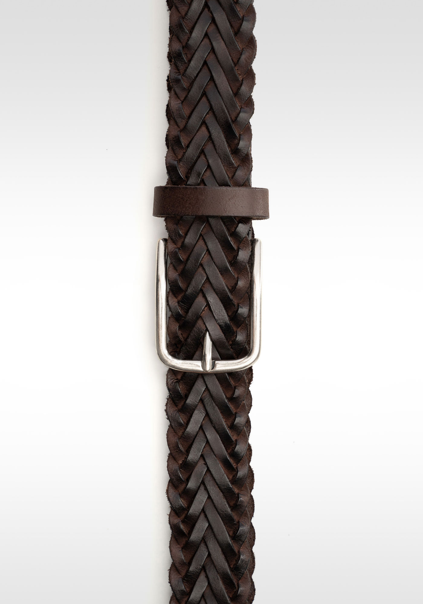 Fynch Hatton Fynch Hatton Ζώνη της σειράς Braided - FM4003 R3182 0690 Dark Brown