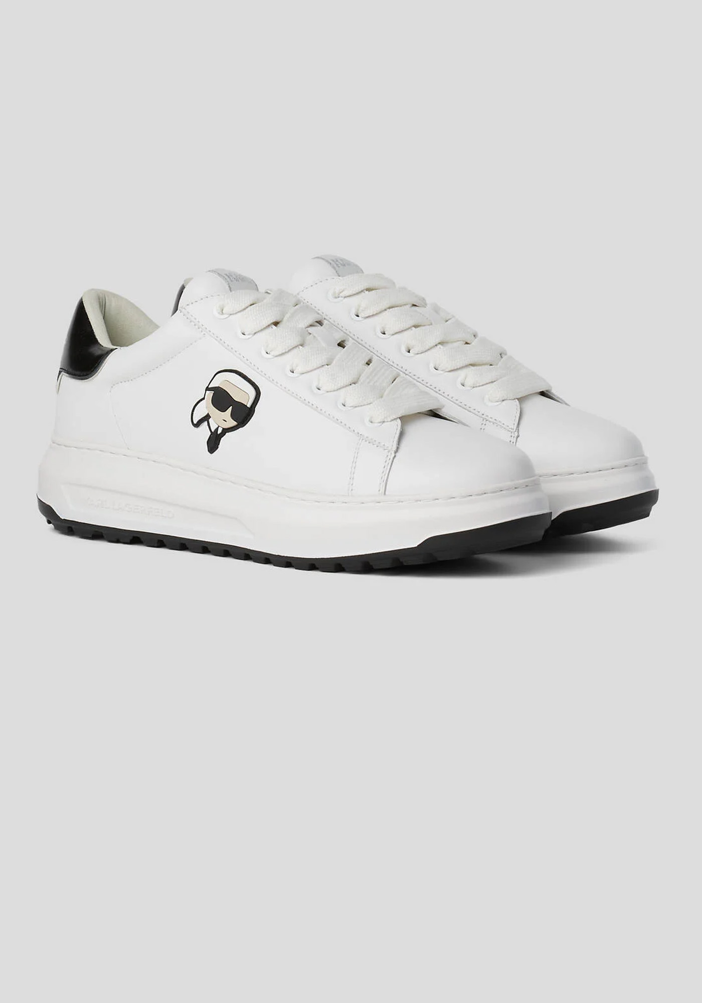 Karl Lagerfeld Karl Lagerfeld Δερμάτινα Sneakers της σειράς Kapri LUG - KL57530 011 White