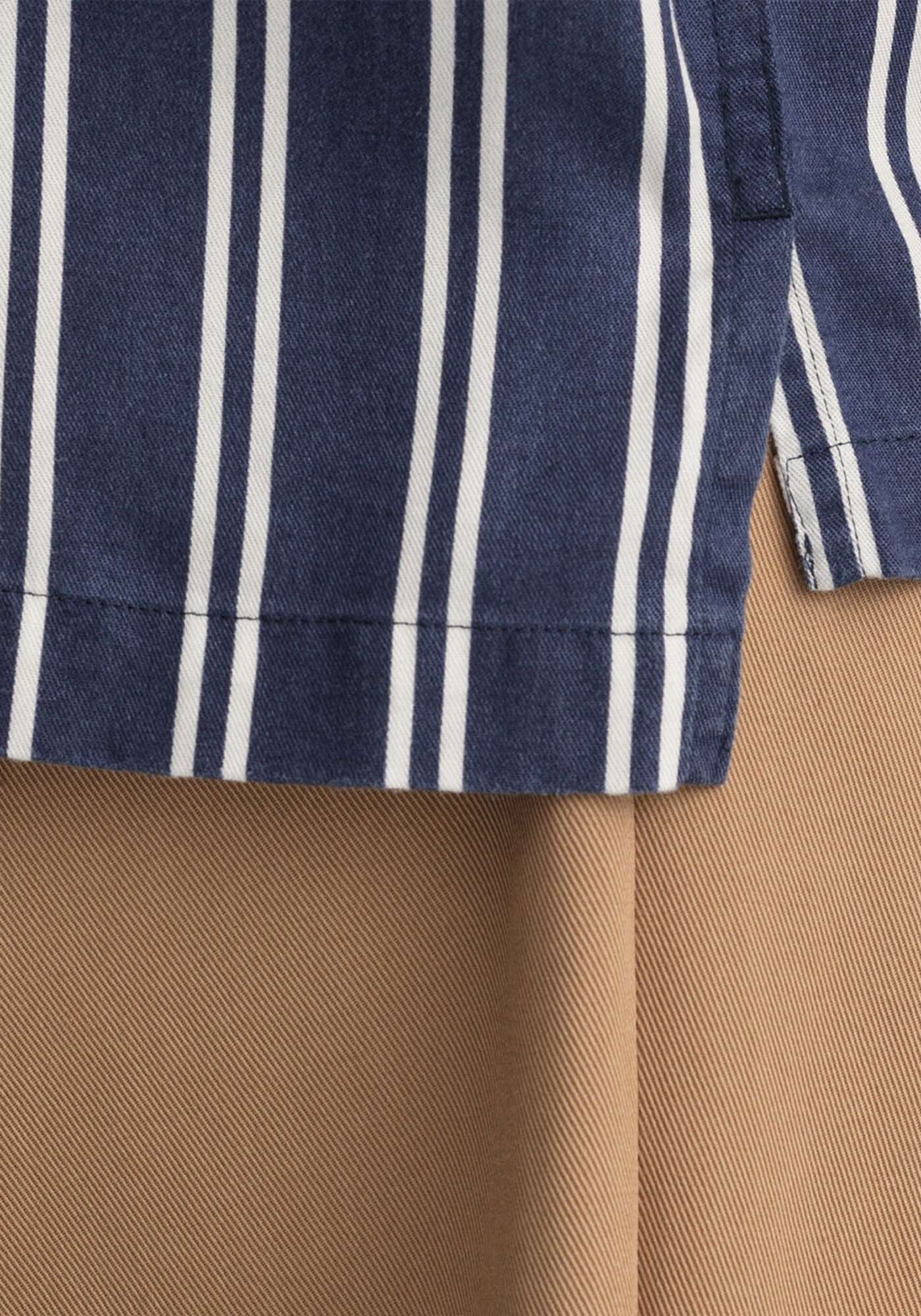 GANT Κοντομάνικο Πουκάμισο της σειράς Lyocell Stripe - 3014794 409 Classic Blue φωτογραφία