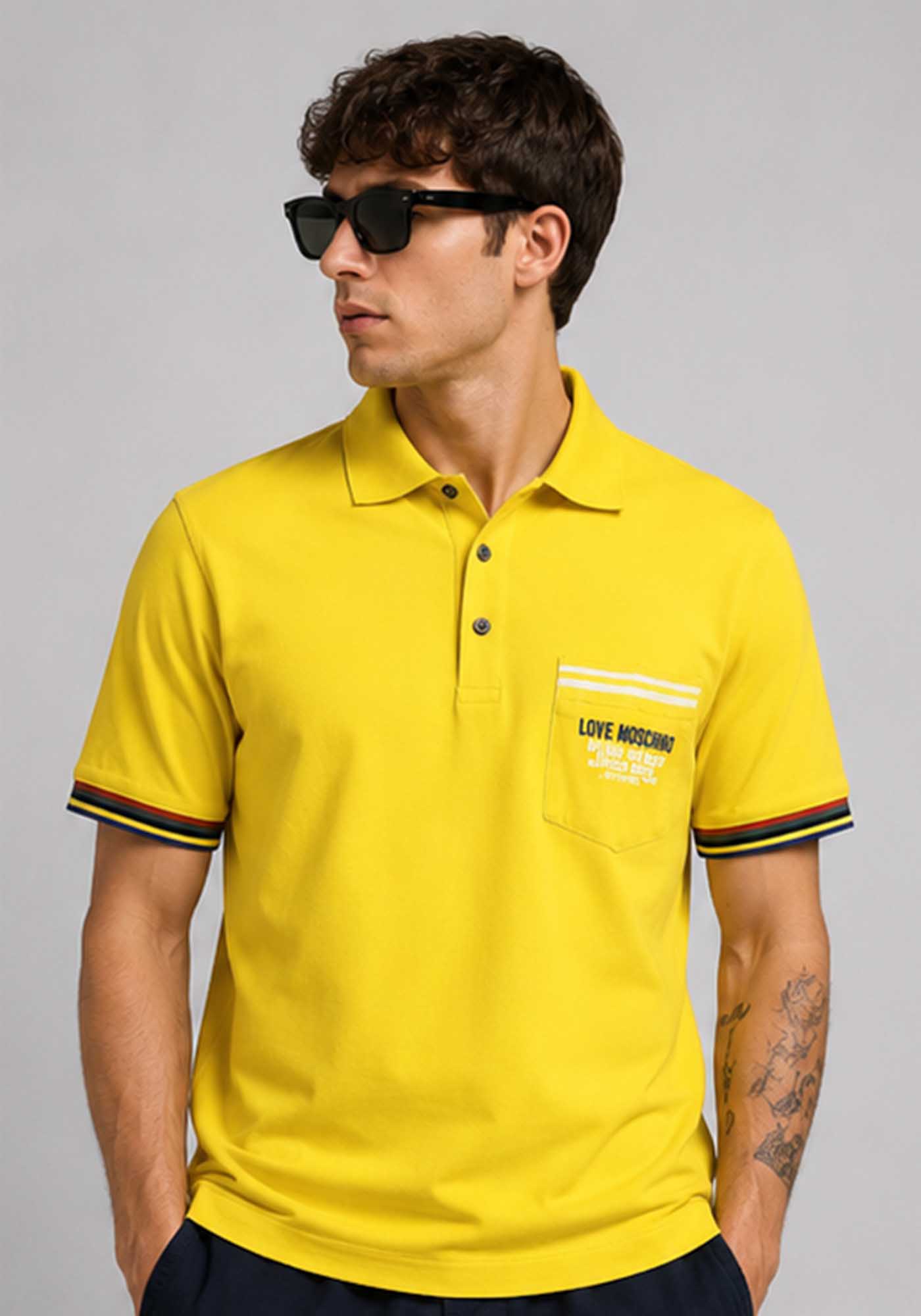 Moschino Μπλούζα Graph - M 8 200 01 M 3100 I49 Yellow
