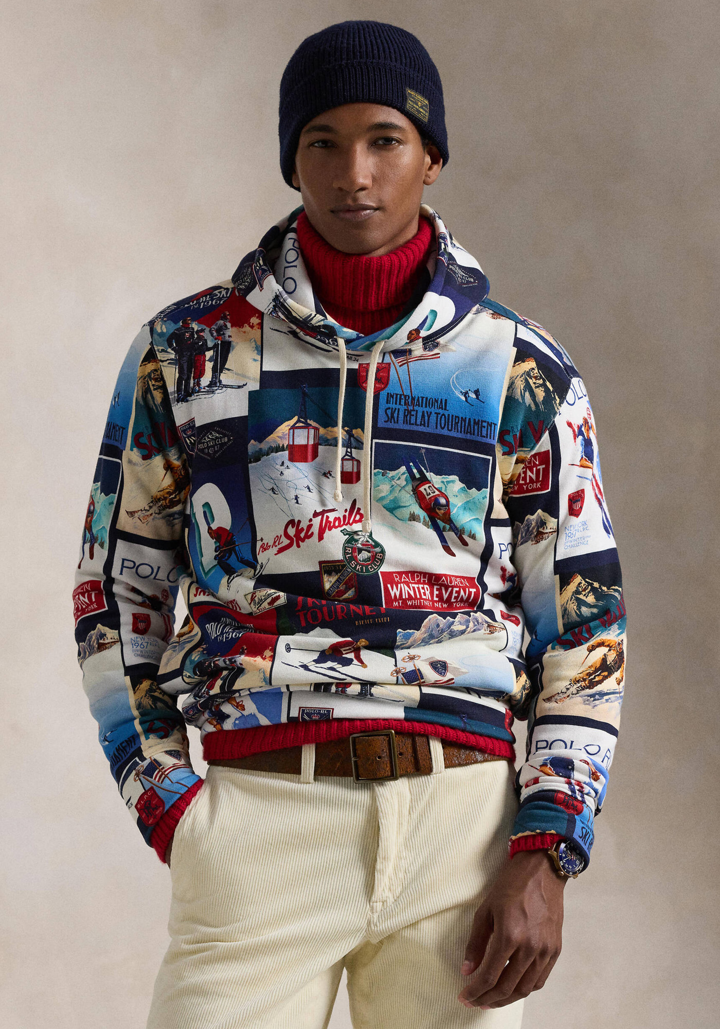 Polo Ralph Lauren Polo Ralph Lauren Φούτερ της σειράς Ski Patchwork - 710952217 001 Multi