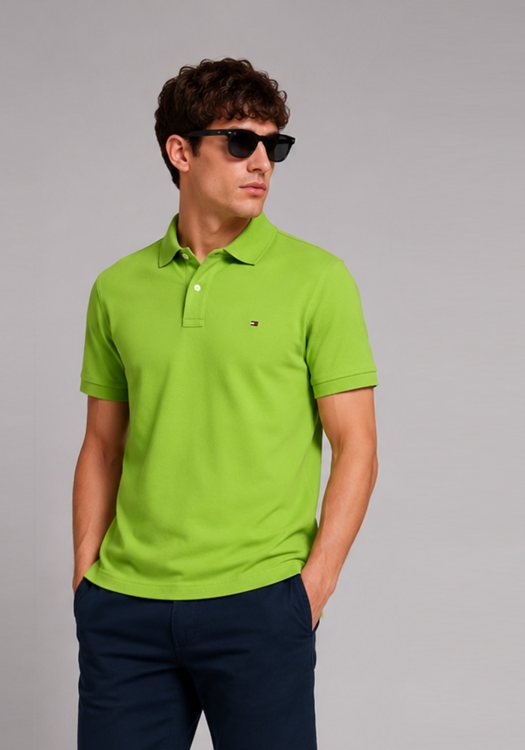 Tommy Hilfiger Polo Μπλούζα Polo - 0857811142 0772274 380 Green