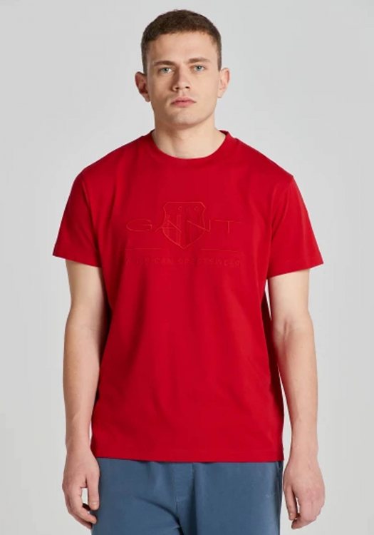 GANT Μπλούζα της σειράς Tonal Archive - 2003140 630 Ruby Red