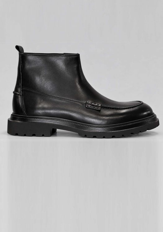 Monte Napoleone Δερμάτινα Chelsea Boots - 262 90 7400 9015 4 Black