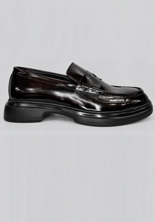 RIVIERA Δερμάτινα Loafers - 4012-05 Bordo Acma
