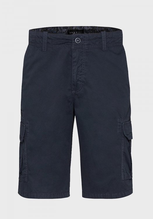 Bugatti Υφασμάτινη Βερμούδα της σειράς Chino - 4409GD 56401A 380 Blue