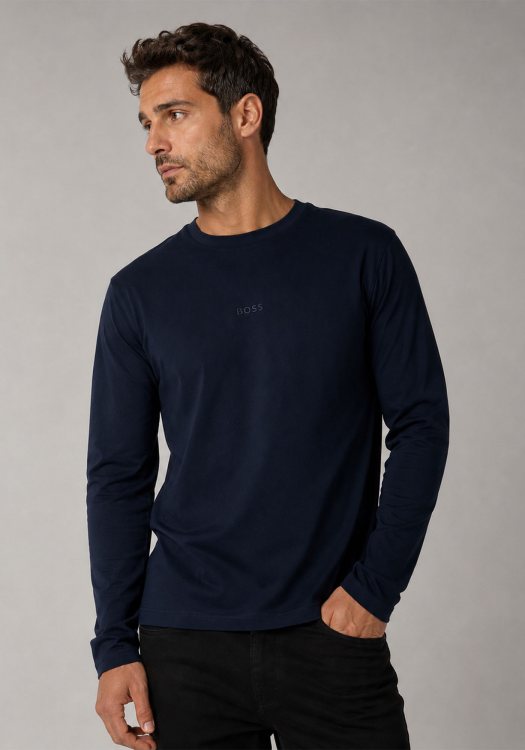 BOSS  Κοντομάνικη T-shirt TChark - 50473286 406 Dark Blue