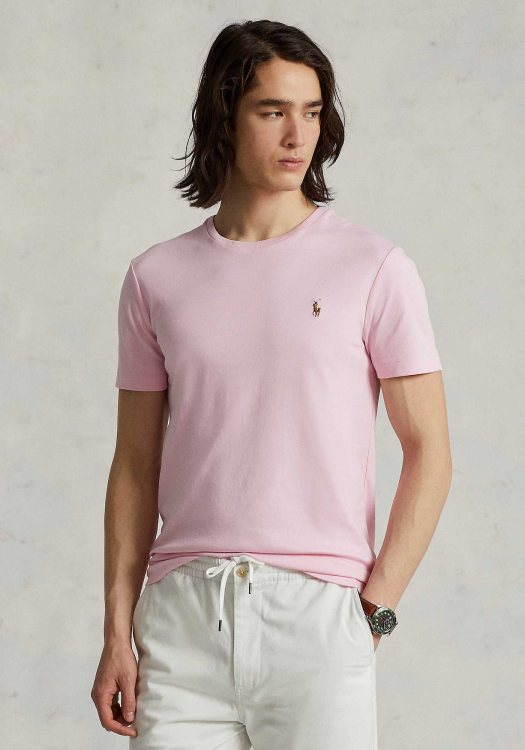  Polo Ralph Lauren Μπλούζα της σειράς Soft Cotton - 710740727 010 Pink