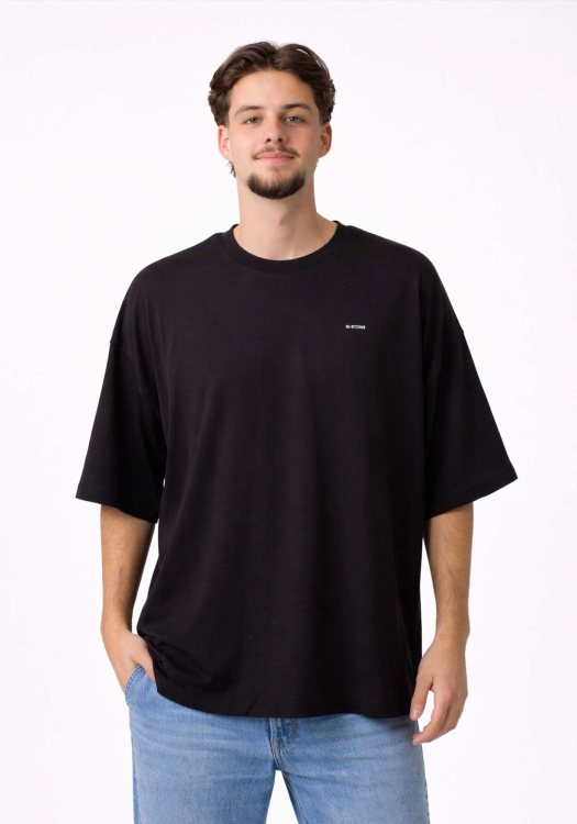 G-Star T Shirt Heavy Jersey - D28607 D709 6484 Dark Black