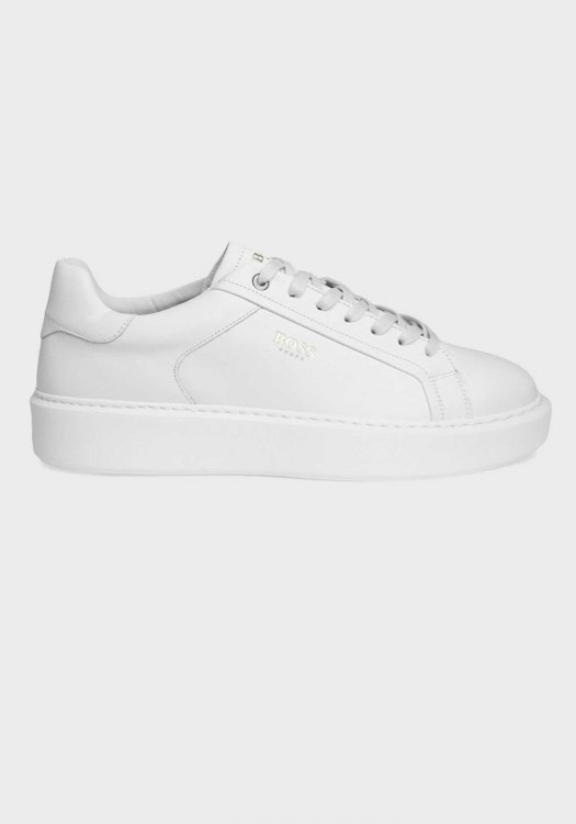 BOSS Shoes Leather Sneakers - EJ7175 White Garda