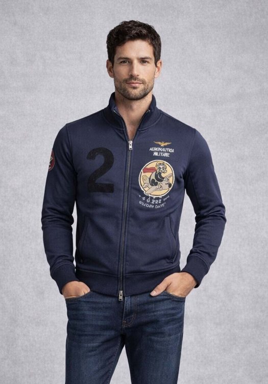 Aeronautica Militare Ζακέτα Felpa - FE1024 08184 Blue