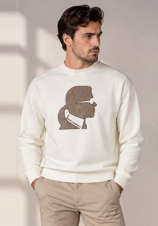 Karl Lagerfeld Φούτερ Sweat Crewneck -  705009 564910 80 Champagne