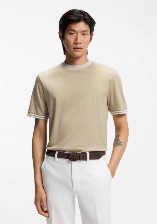 BOSS T Shirt Tessler - 50559667 286 Light Beige