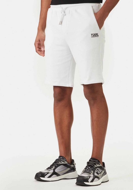 Karl Lagerfeld Sport Βερμούδα Sweat Shorts - 705783 562917 10 White