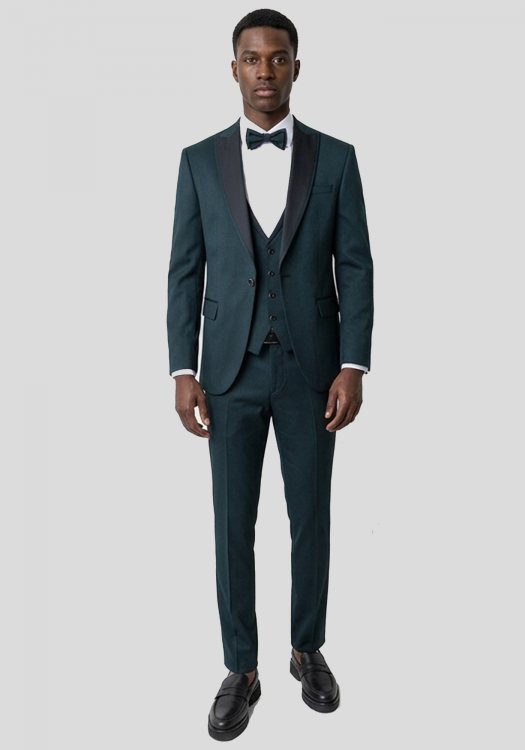 V1969 3 Pieces Κοστούμι της σειράς Adriano - 07.33.ADRIANO Green