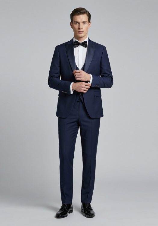 V1969 3 Pieces Κοστούμι Adriano - 07.37.ADRIANO Navy