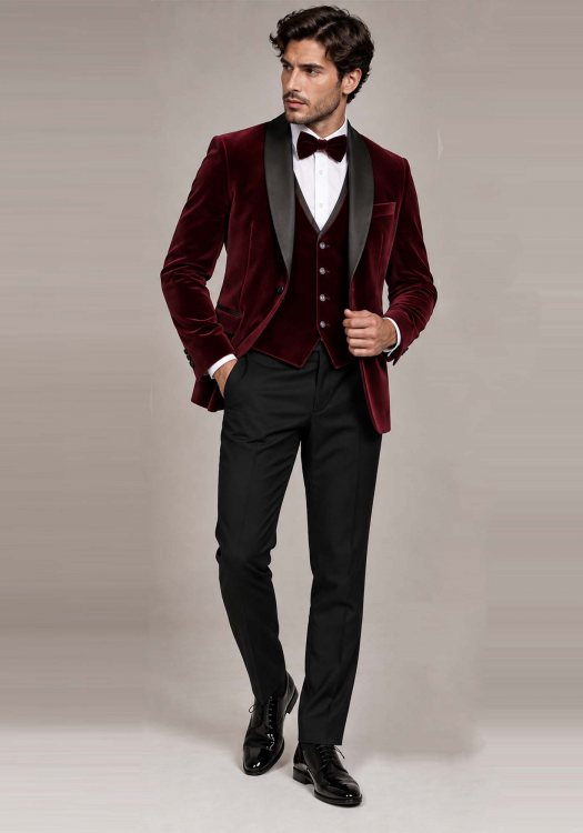 V1969 3 Pieces Smokin Paris Bruno - 07.38.PARISBRUNO Bordo