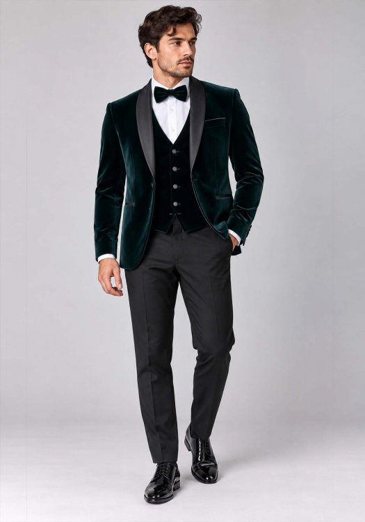 V1969 3 Pieces Smokin Paris Bruno - 07.38.PARISBRUNO Dark Green