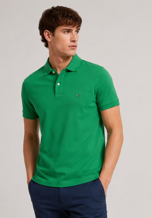 Tommy Hilfiger Polo Μπλούζα Polo - 0853520618 0434109 344 Green