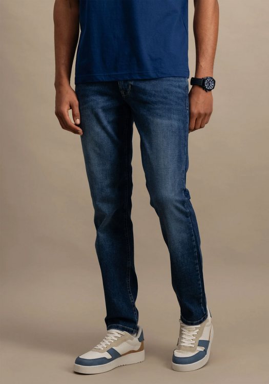 Fynch Hatton Jean Παντελόνι Denim - 1000 2901 646 Blue